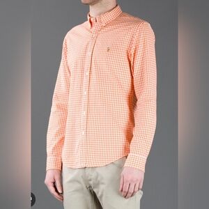RALPH LAUREN Slim Fit Check Oxford Shirt Sz XL